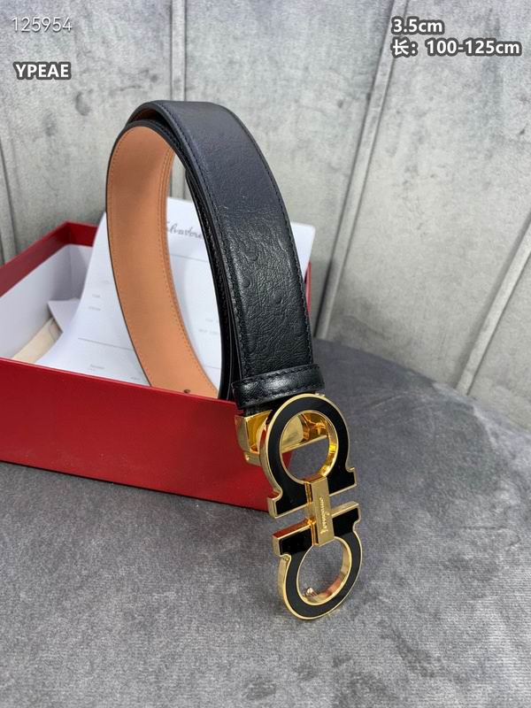 Ferragamo belt 35mmX100-125cm 8L19